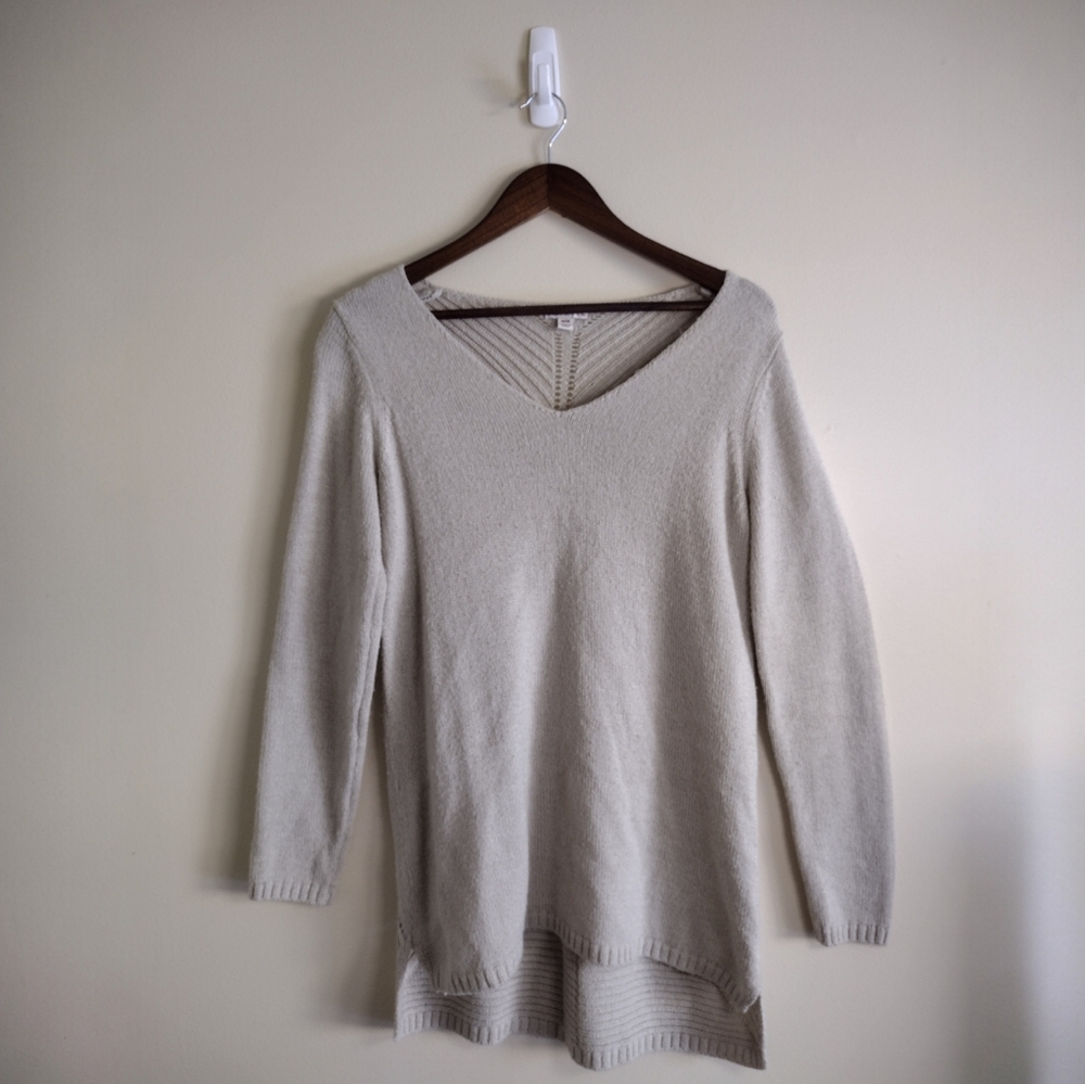 🌿 Merona Size Medium Cream Beige  Long Sleeve Shirt